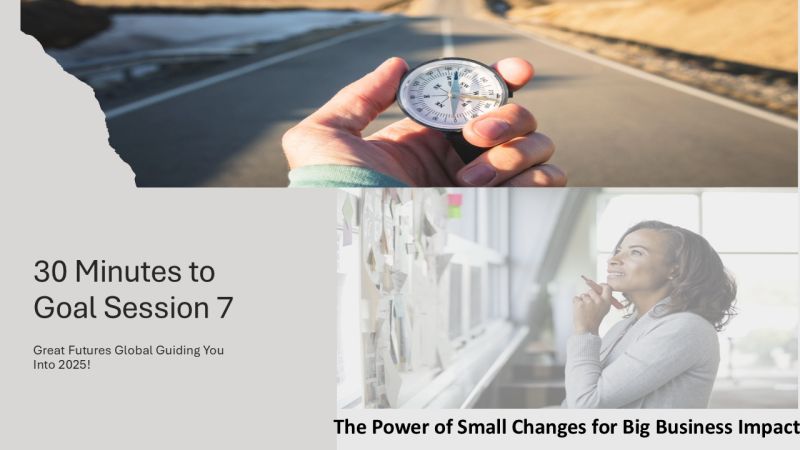 The Power of Small Changes for Big Business Impact!