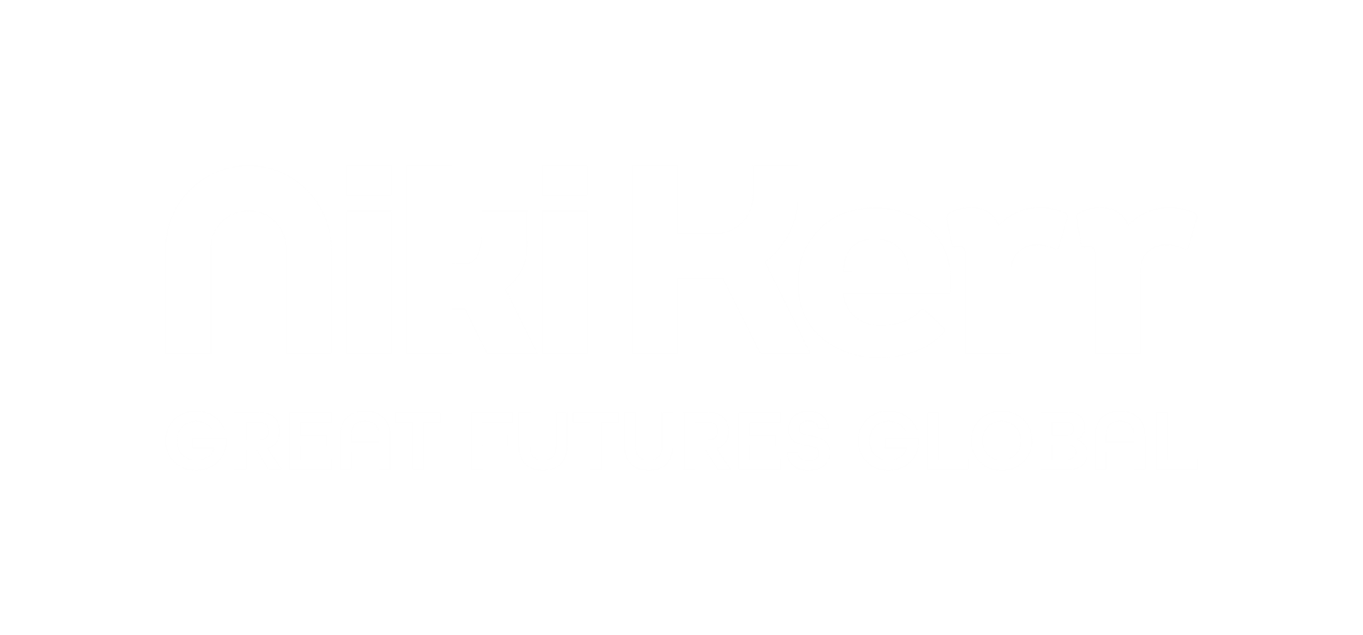 white writing of Niki Kerr's brand logo strap Niki Kerr Great Futures Global